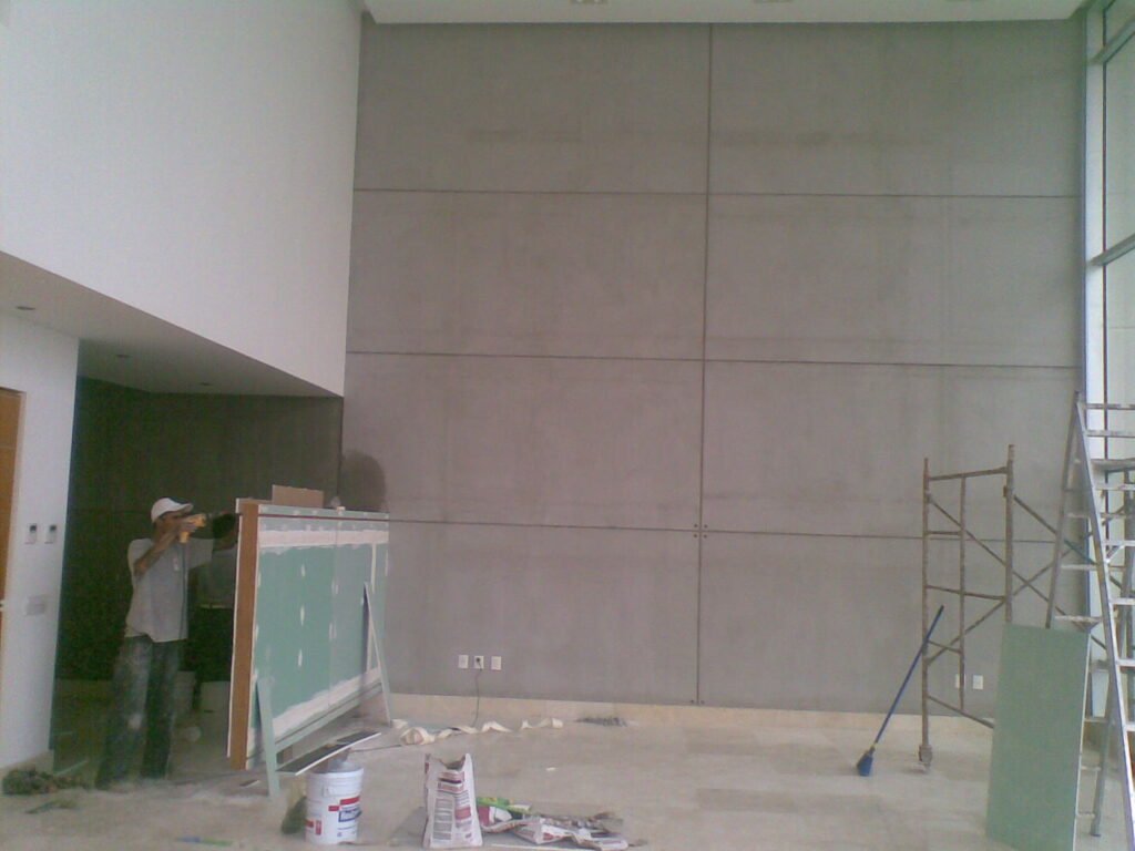 Muros de concreto aparente